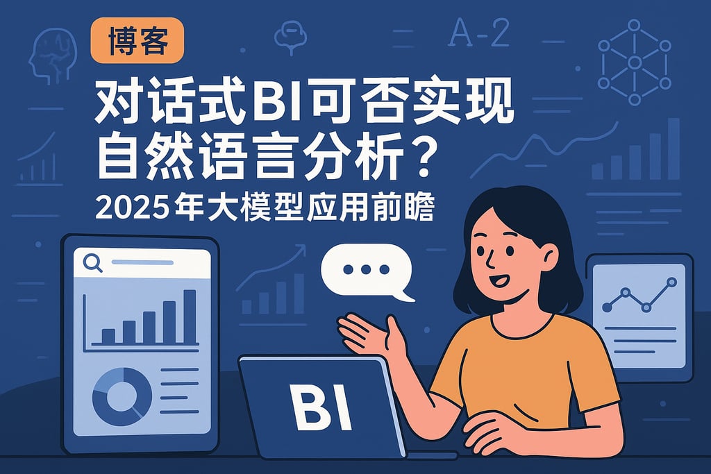 对话式BI可否实现自然语言分析？2025年大模型应用前瞻