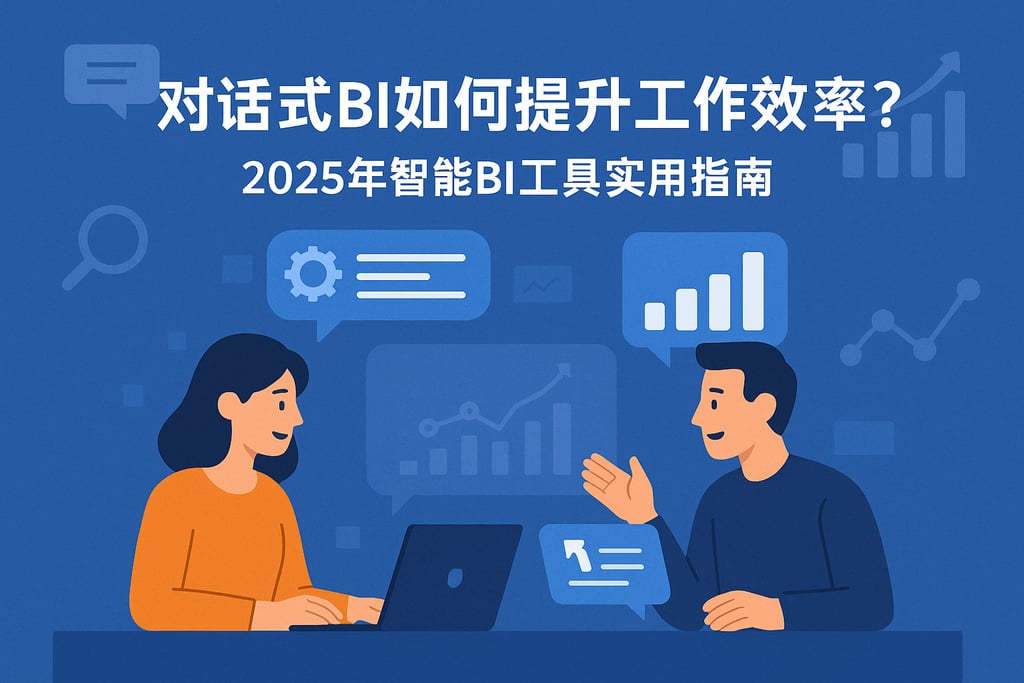 对话式BI如何提升工作效率？2025年智能BI工具实用指南