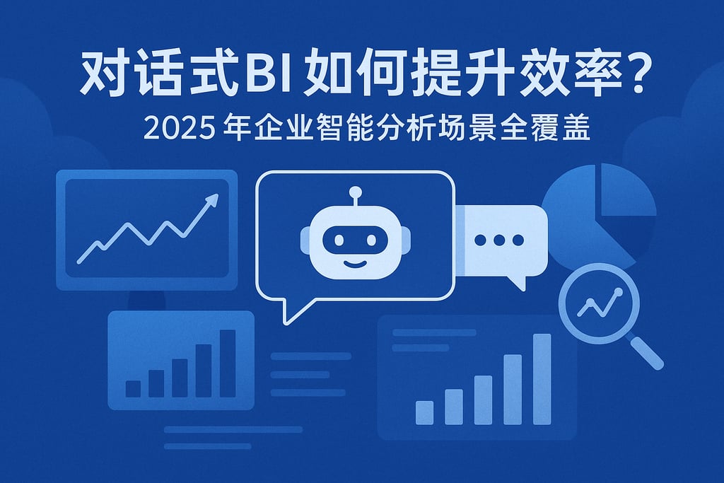 对话式BI如何提升效率？2025年企业智能分析场景全覆盖