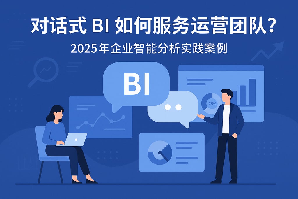 对话式BI如何服务运营团队？2025年企业智能分析实践案例