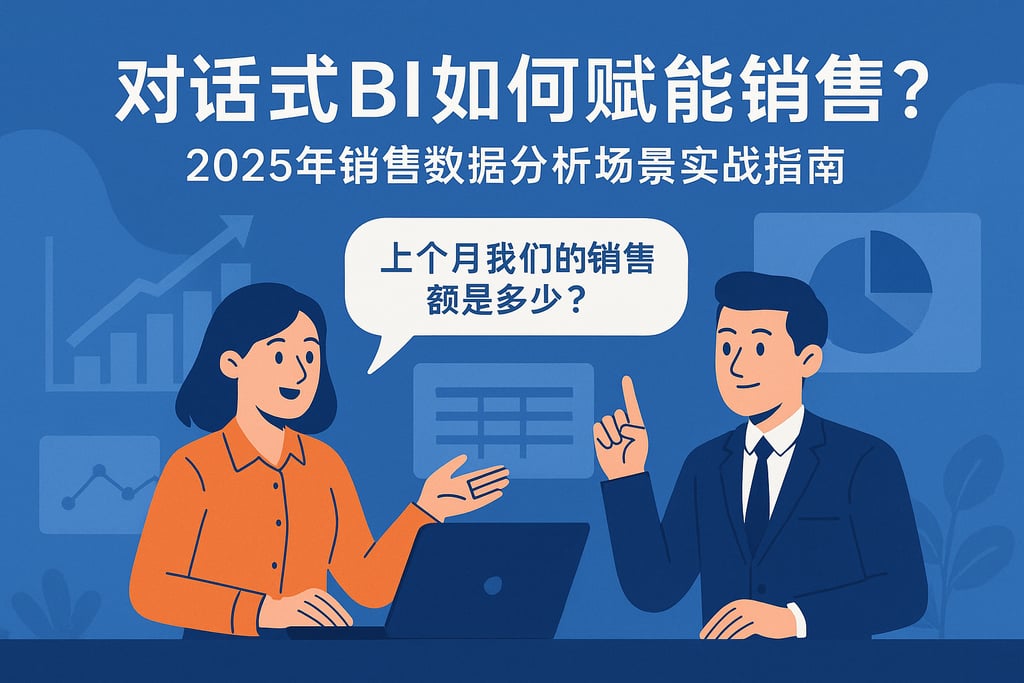 对话式BI如何赋能销售？2025年销售数据分析场景实战指南