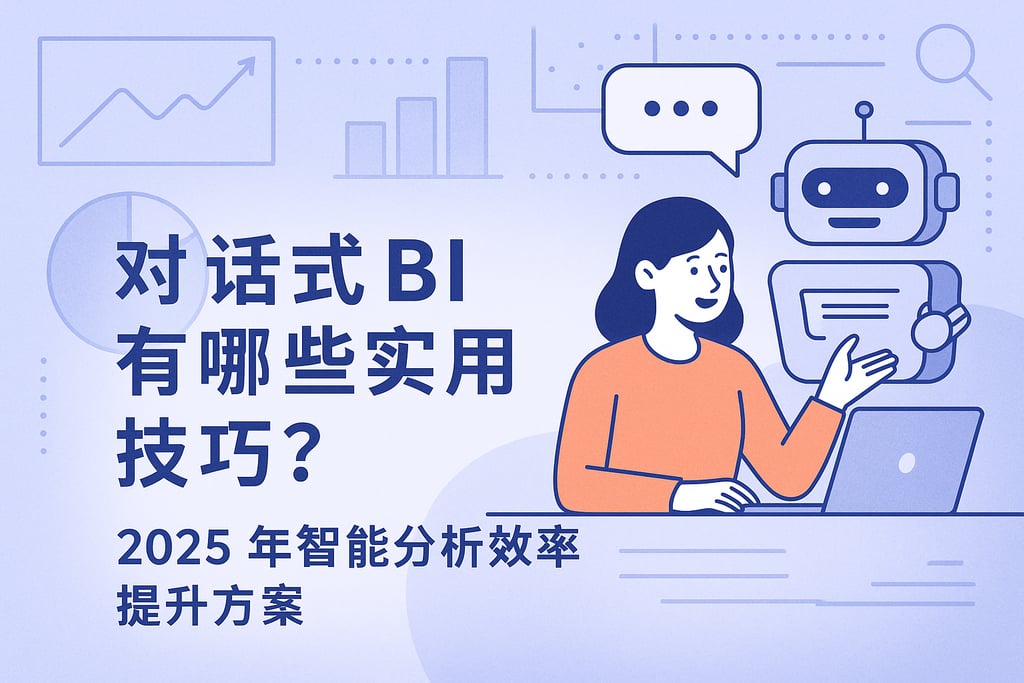 对话式BI有哪些实用技巧？2025年智能分析效率提升方案