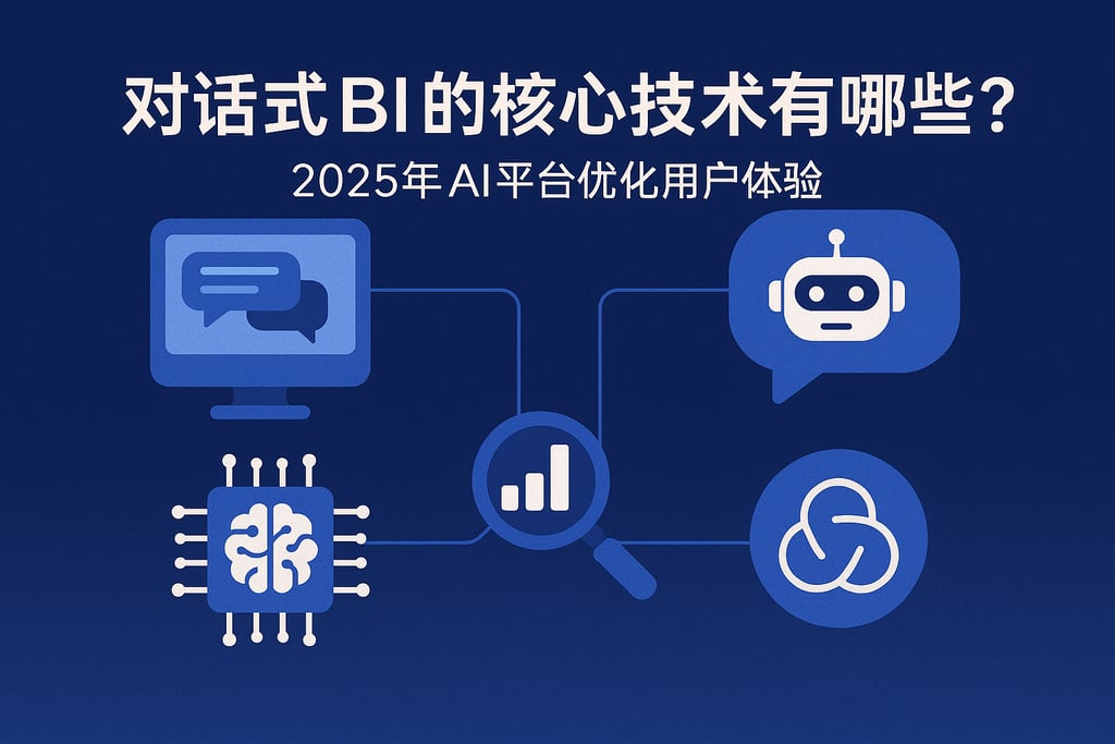 对话式BI的核心技术有哪些？2025年AI平台优化用户体验