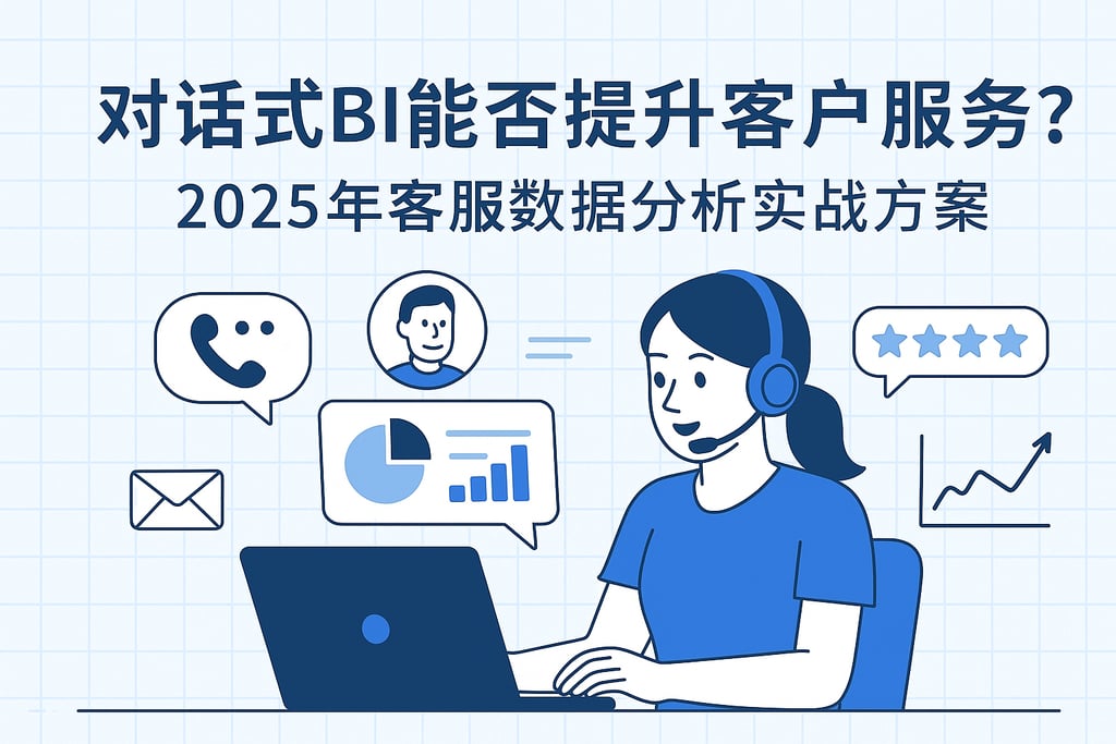 对话式BI能否提升客户服务？2025年客服数据分析实战方案