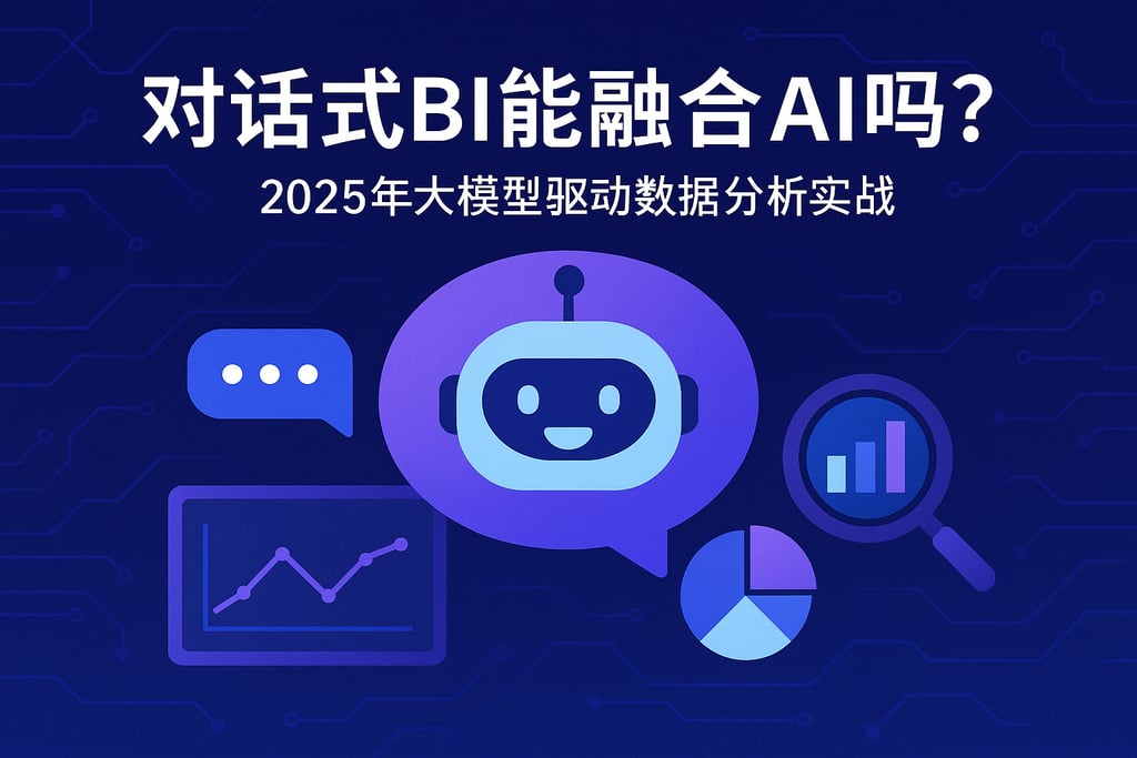 对话式BI能融合AI吗？2025年大模型驱动数据分析实战