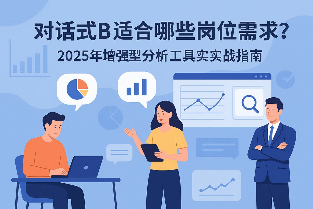 对话式BI适合哪些岗位需求？2025年增强型分析工具实战指南
