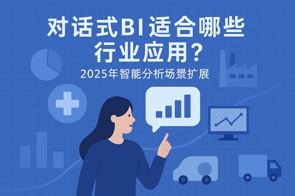 对话式BI适合哪些行业应用？2025年智能分析场景扩展