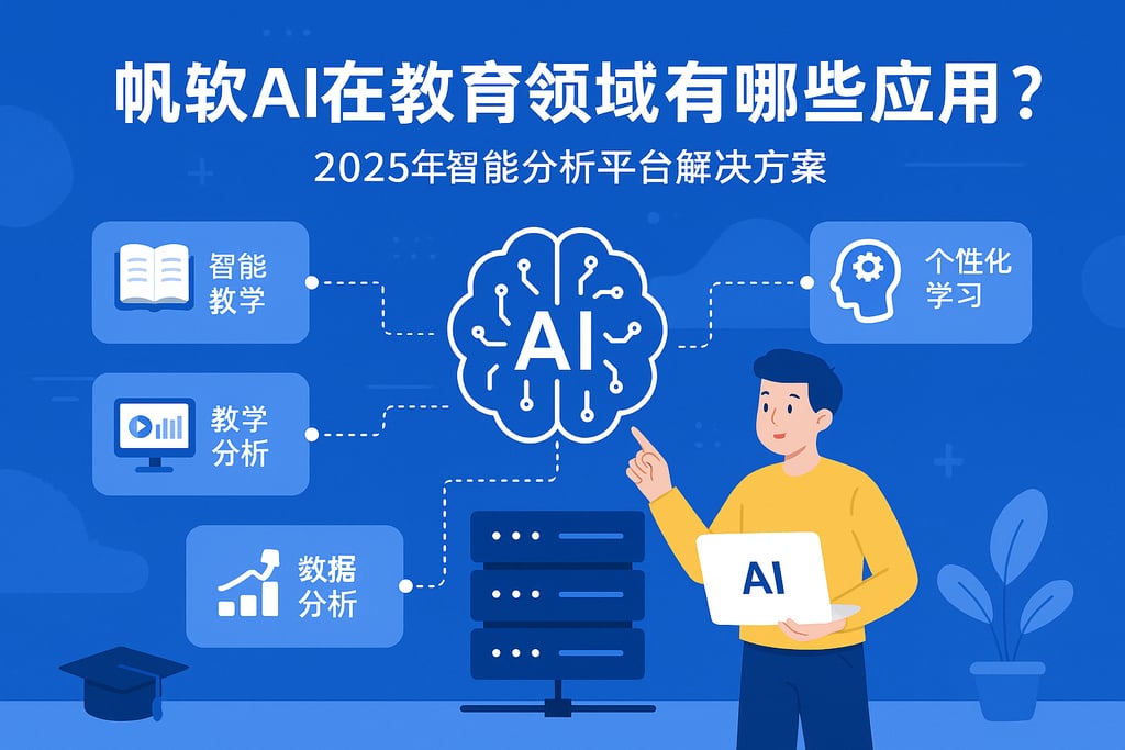 帆软AI在教育领域有哪些应用？2025年智能分析平台解决方案