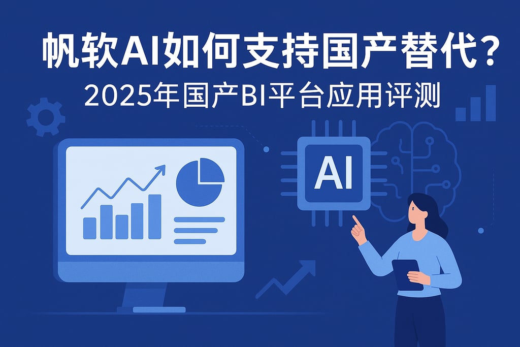 帆软AI如何支持国产替代？2025年国产BI平台应用评测