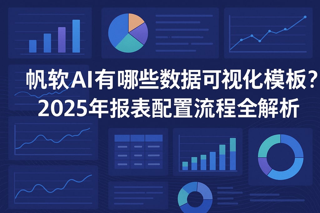 帆软AI有哪些数据可视化模板？2025年报表配置流程全解析