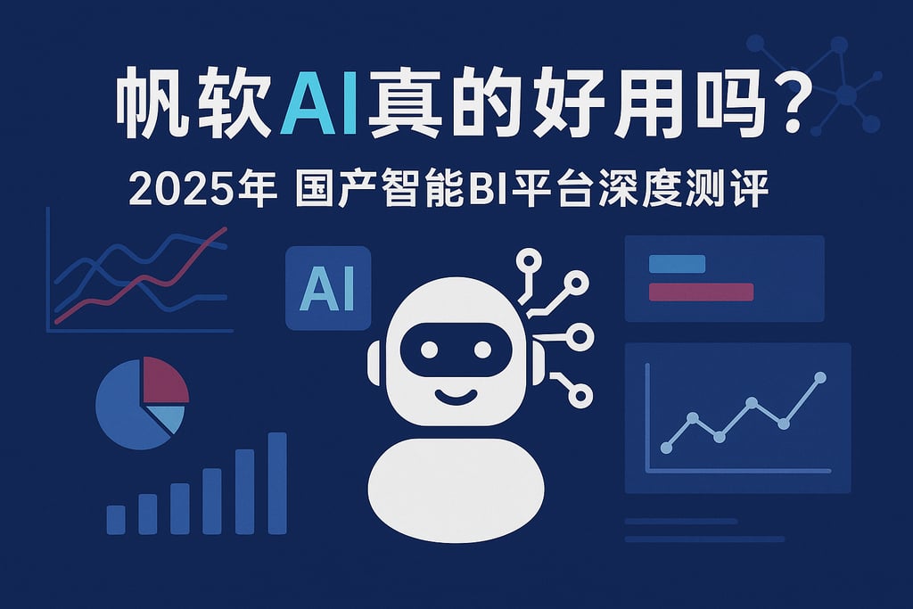 帆软AI真的好用吗？2025年国产智能BI平台深度测评