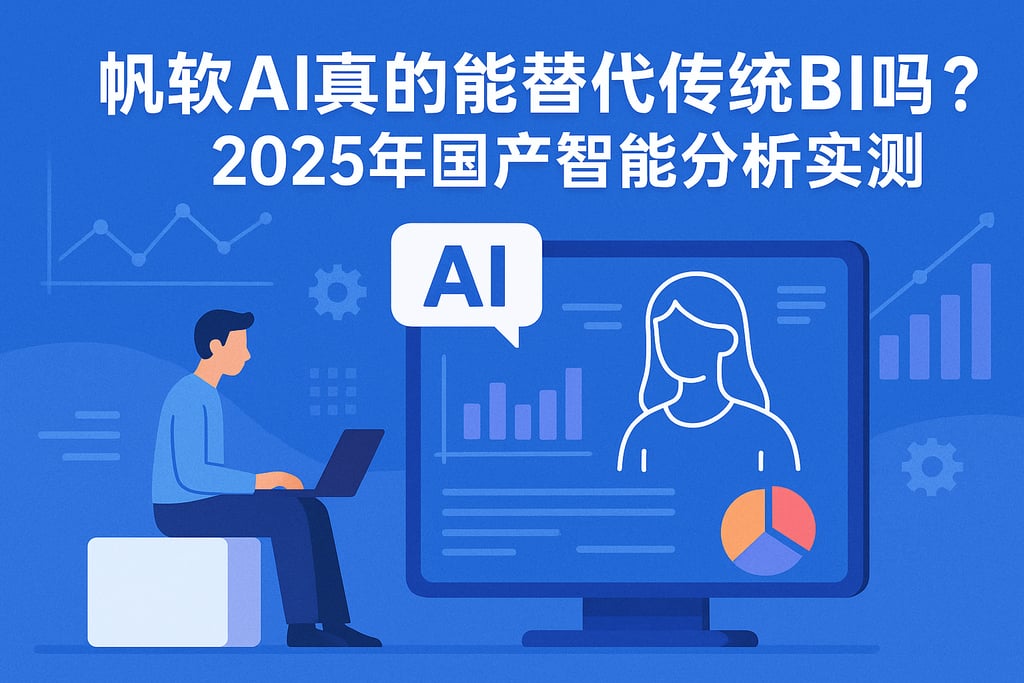 帆软AI真的能替代传统BI吗？2025年国产智能分析实测
