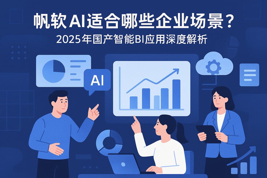 帆软AI适合哪些企业场景？2025年国产智能BI应用深度解析