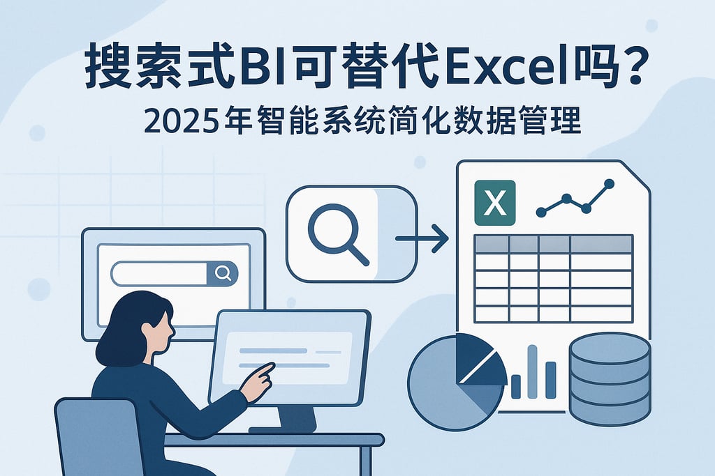 搜索式BI可替代Excel吗？2025年智能系统简化数据管理