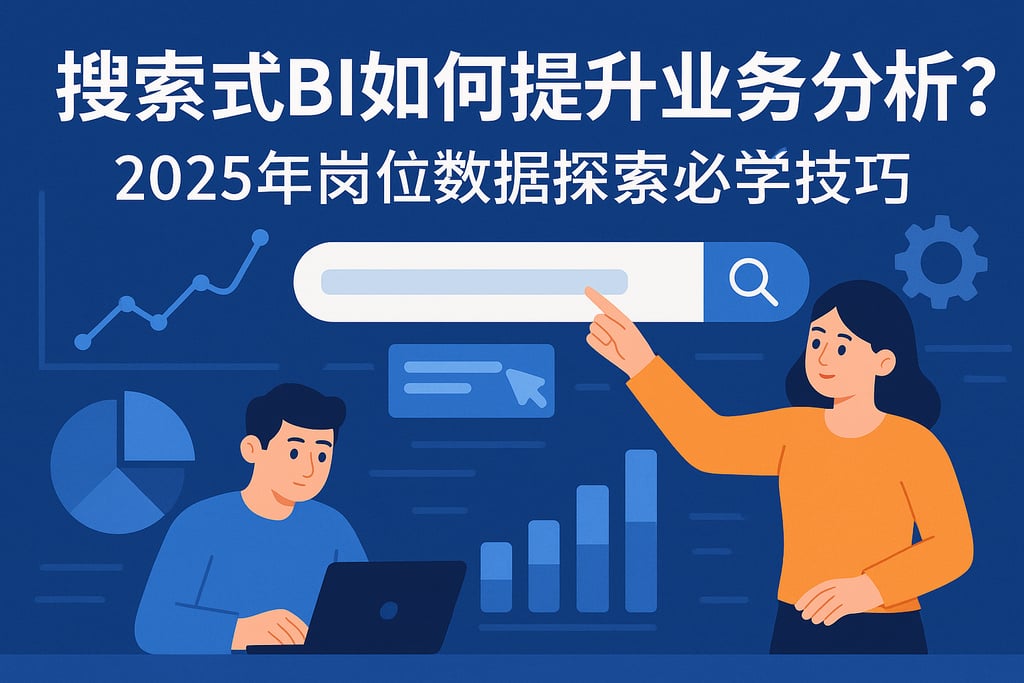 搜索式BI如何提升业务分析？2025年岗位数据探索必学技巧