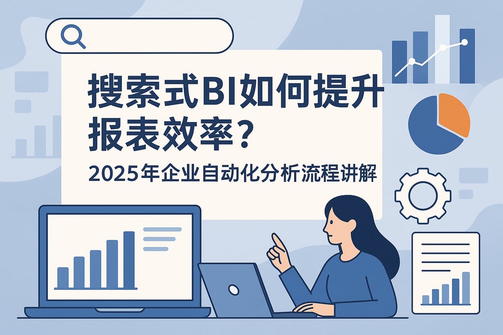搜索式BI如何提升报表效率？2025年企业自动化分析流程讲解