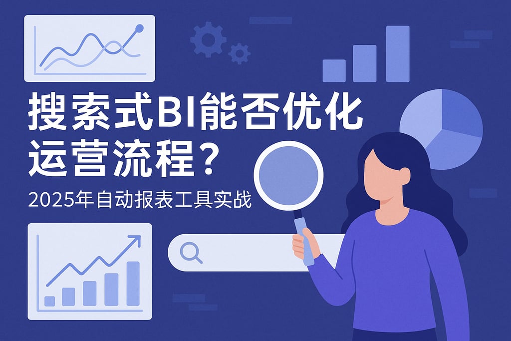 搜索式BI能否优化运营流程？2025年自动报表工具实战经验