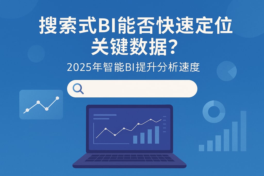 搜索式BI能否快速定位关键数据？2025年智能BI提升分析速度