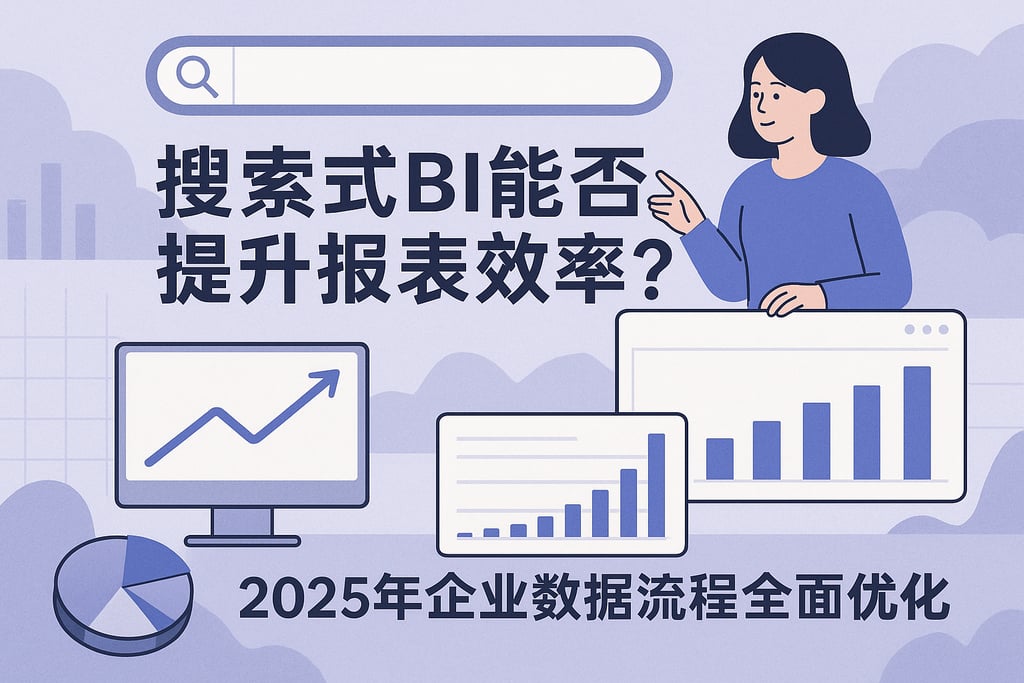 搜索式BI能否提升报表效率？2025年企业数据流程全面优化