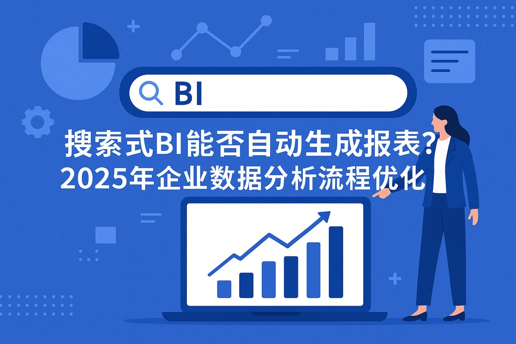 搜索式BI能否自动生成报表？2025年企业数据分析流程优化