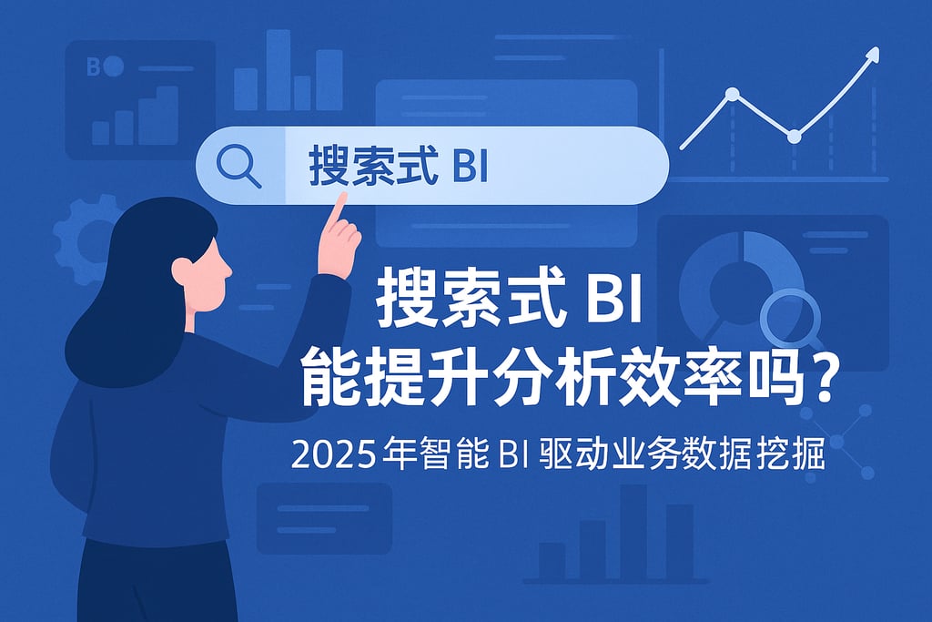 搜索式BI能提升分析效率吗？2025年智能BI驱动业务数据挖掘