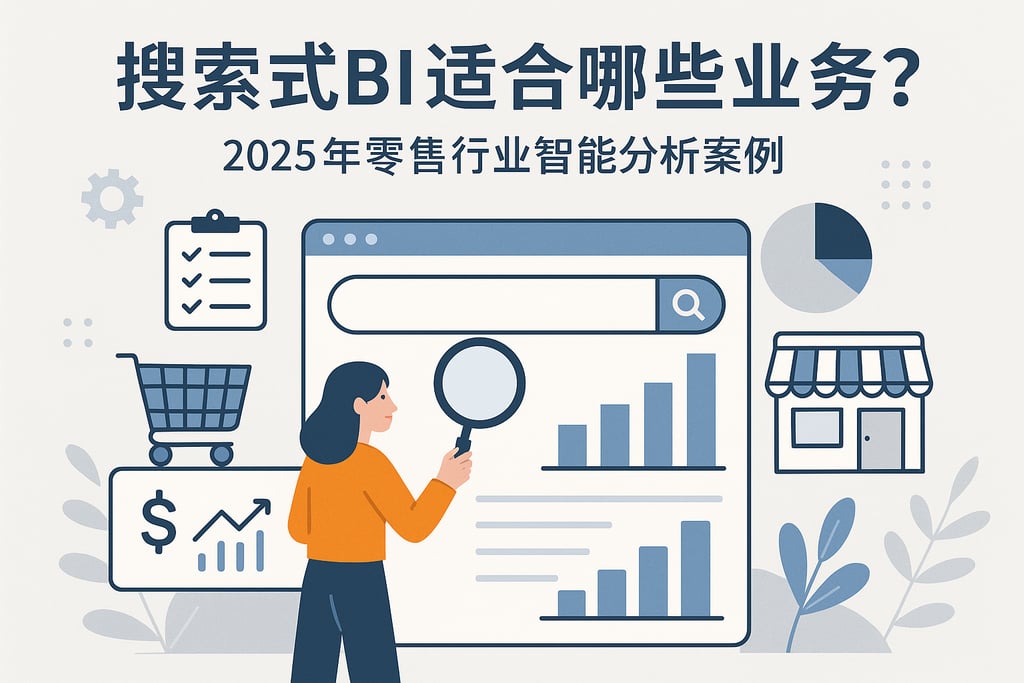 搜索式BI适合哪些业务？2025年零售行业智能分析案例