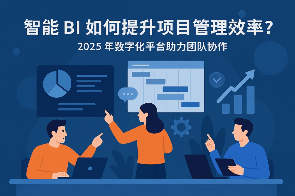 智能BI如何提升项目管理效率？2025年数字化平台助力团队协作