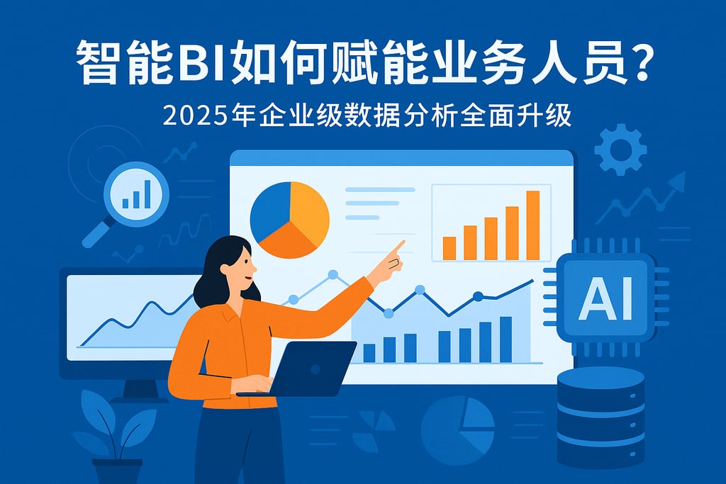 智能BI如何赋能业务人员？2025年企业级数据分析全面升级