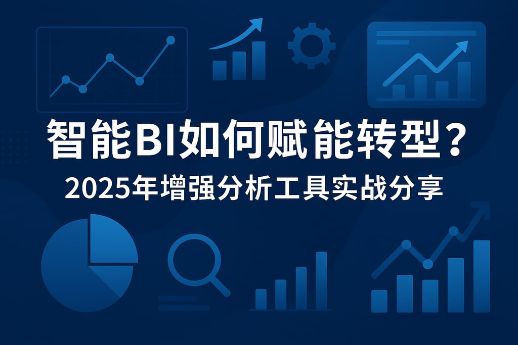 智能BI如何赋能转型？2025年增强分析工具实战分享