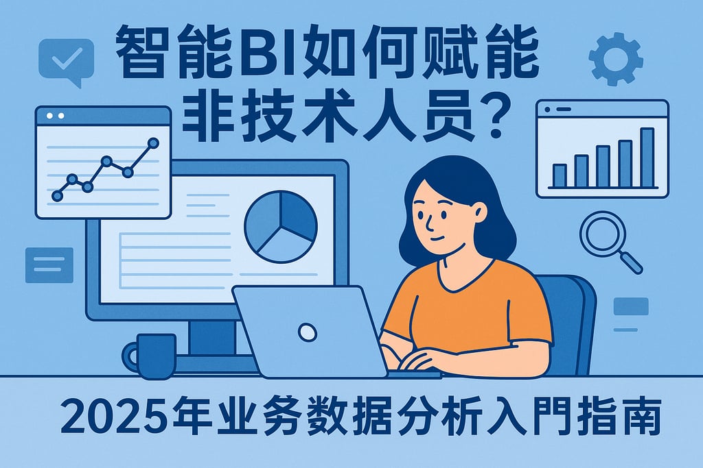 智能BI如何赋能非技术人员？2025年业务数据分析入门指南