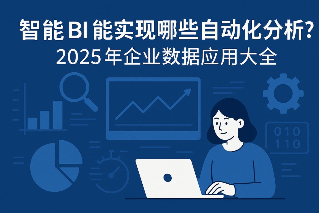 智能BI能实现哪些自动化分析？2025年企业数据应用大全