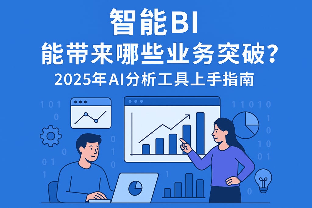 智能BI能带来哪些业务突破？2025年AI分析工具上手指南