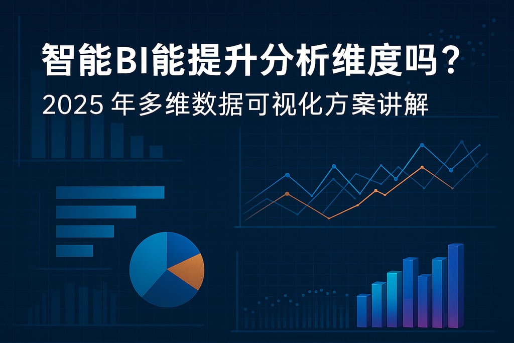 智能BI能提升分析维度吗？2025年多维数据可视化方案讲解