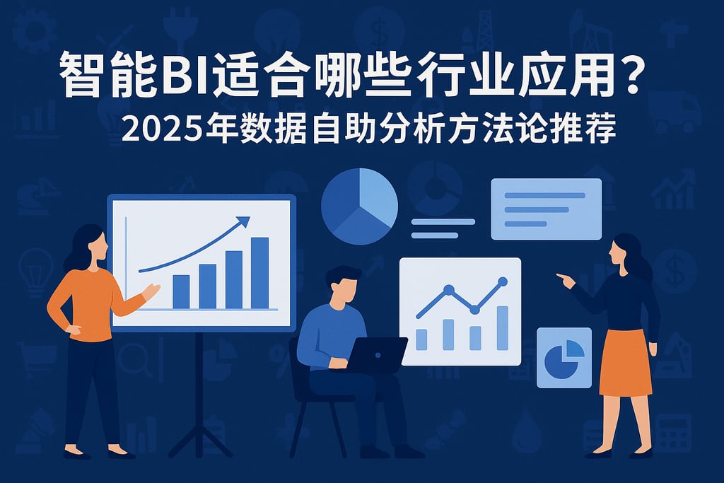 智能BI适合哪些行业应用？2025年数据自助分析方法论推荐