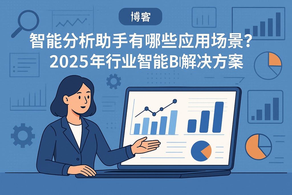 智能分析助手有哪些应用场景？2025年行业智能BI解决方案