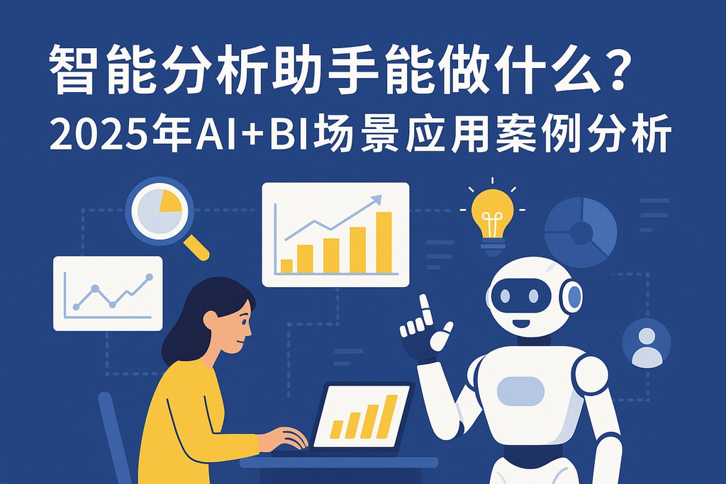智能分析助手能做什么？2025年AI+BI场景应用案例分析