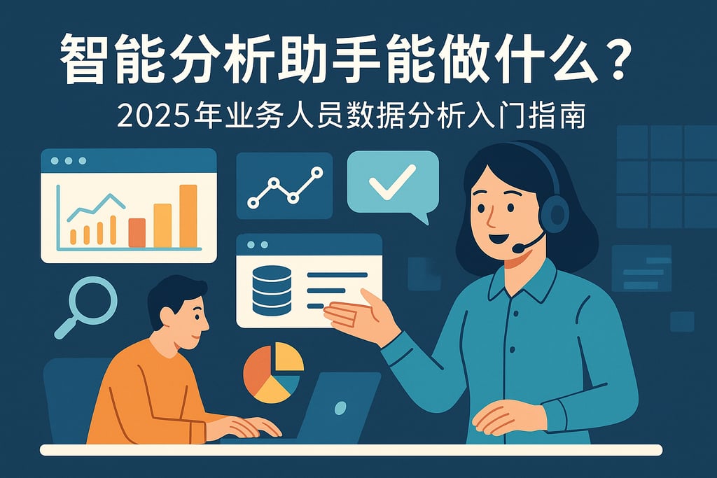 智能分析助手能做什么？2025年业务人员数据分析入门指南