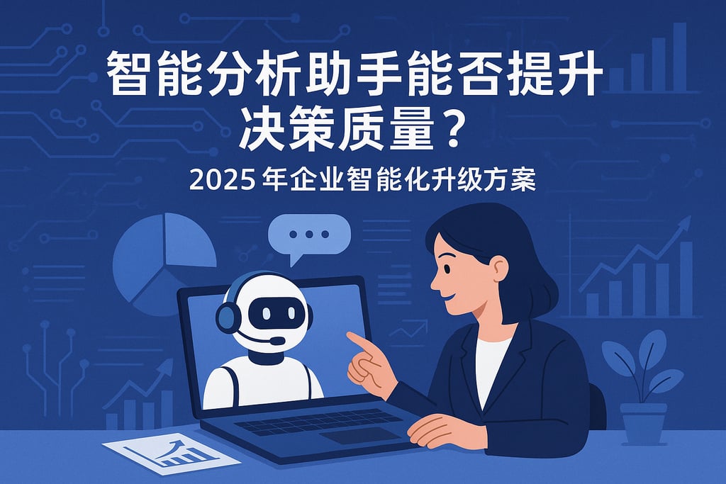 智能分析助手能否提升决策质量？2025年企业智能化升级方案