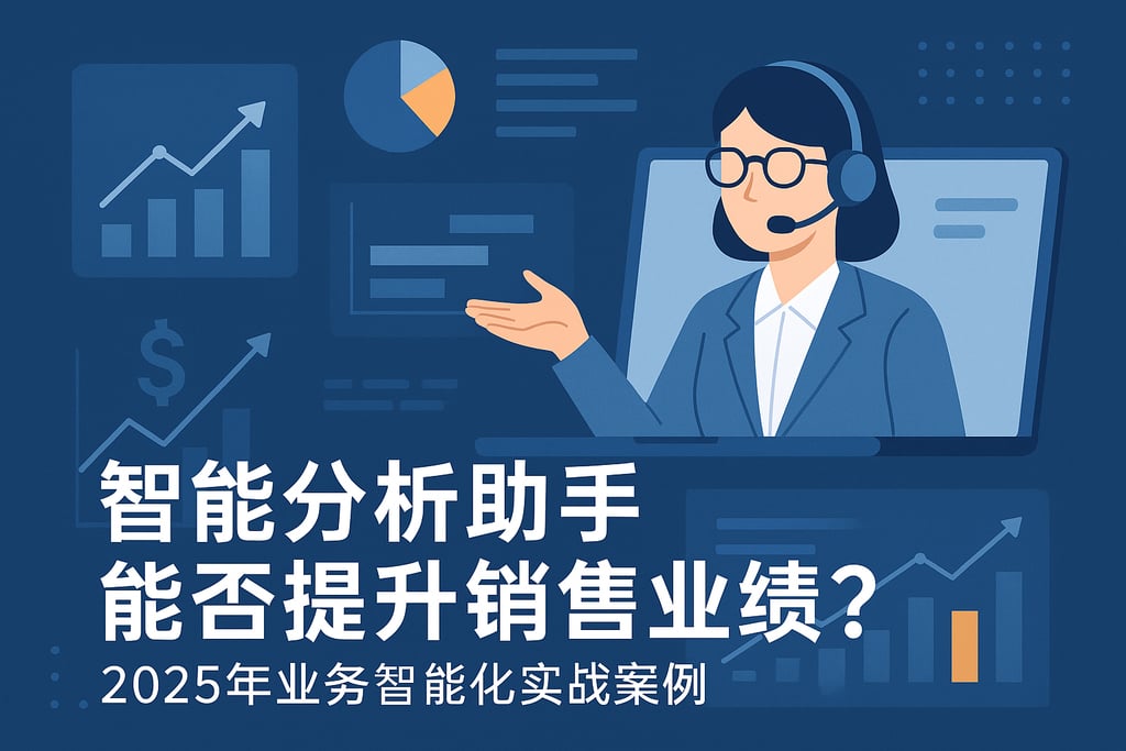 智能分析助手能否提升销售业绩？2025年业务智能化实战案例