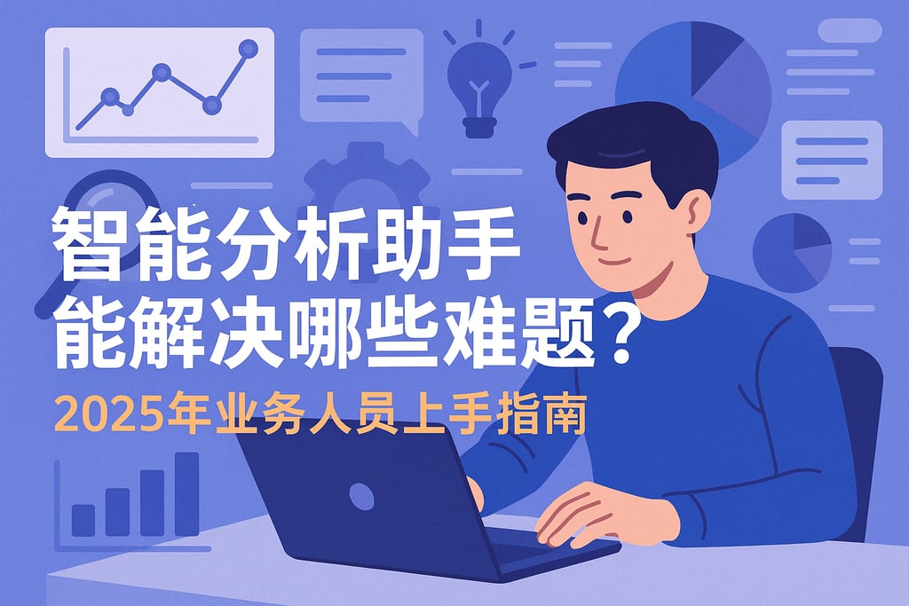 智能分析助手能解决哪些难题？2025年业务人员上手指南