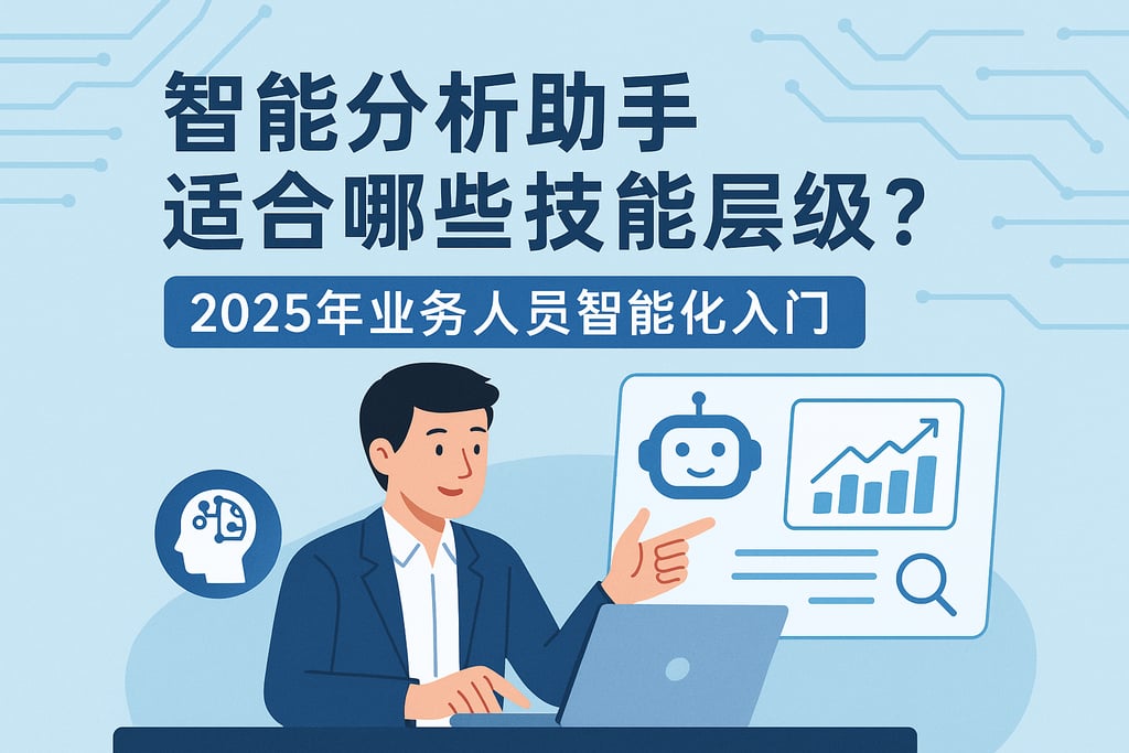智能分析助手适合哪些技能层级？2025年业务人员智能化入门