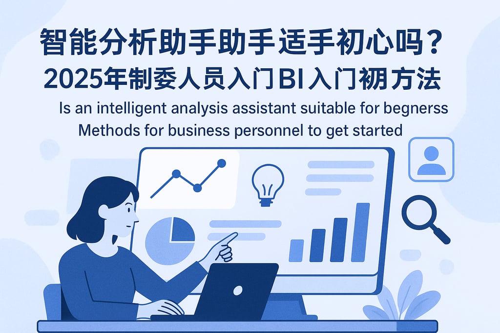 智能分析助手适合新手吗？2025年业务人员智能BI入门方法