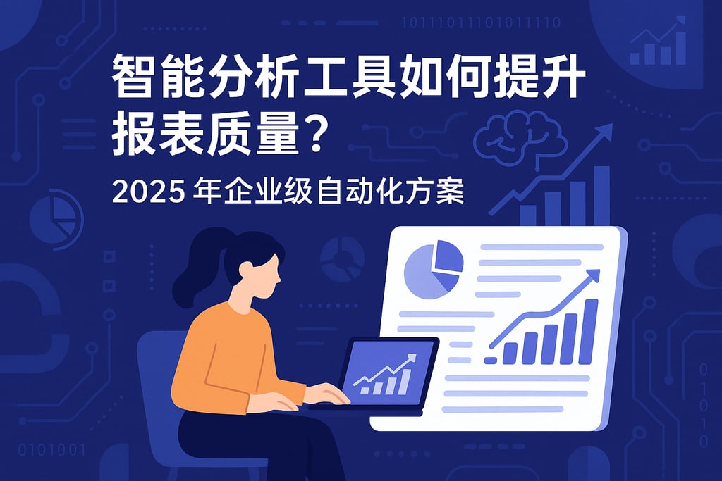 智能分析工具如何提升报表质量？2025年企业级自动化方案
