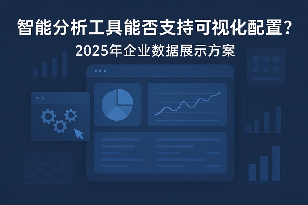 智能分析工具能否支持可视化配置？2025年企业数据展示方案