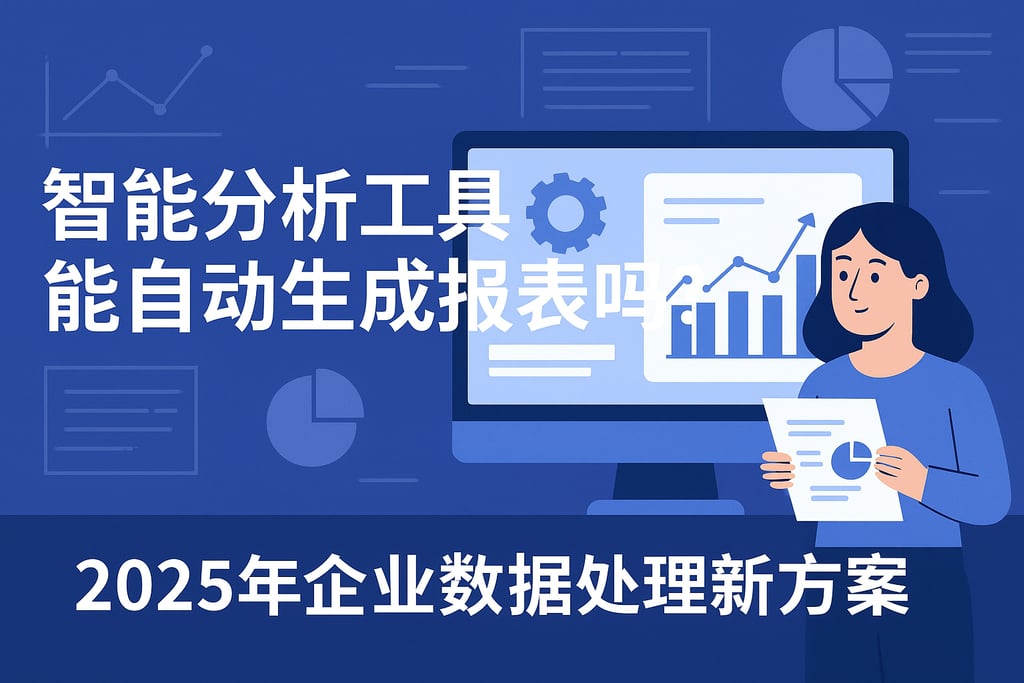 智能分析工具能自动生成报表吗？2025年企业数据处理新方案