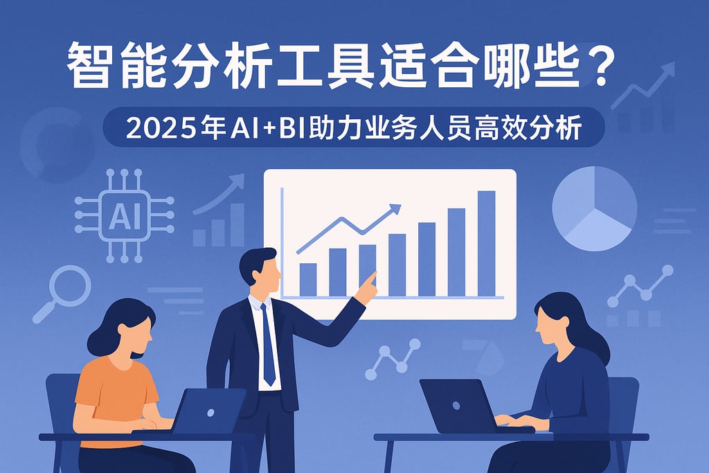 智能分析工具适合哪些岗位？2025年AI+BI助力业务人员高效分析