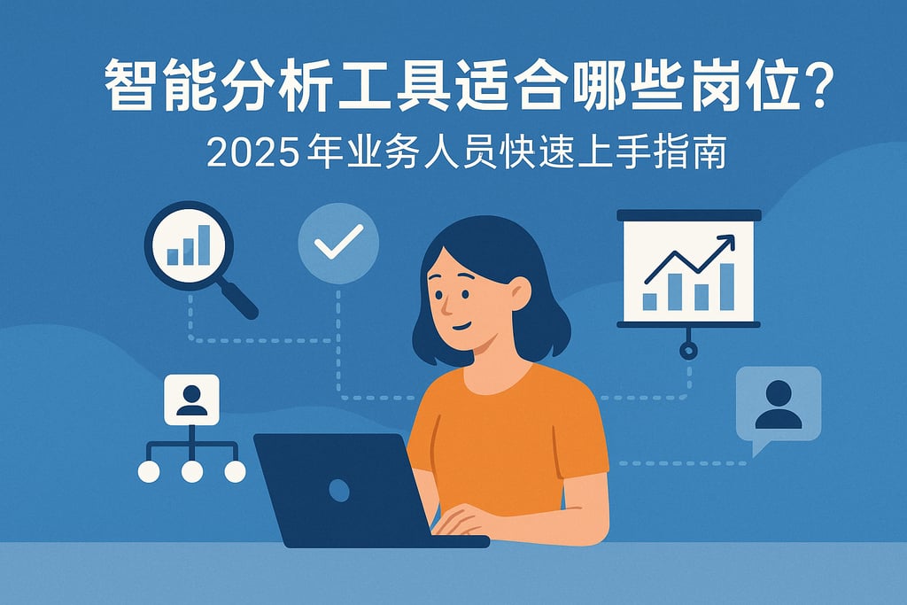 智能分析工具适合哪些岗位？2025年业务人员快速上手指南