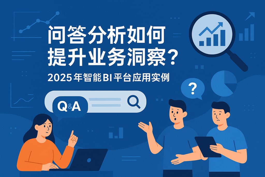 问答分析如何提升业务洞察？2025年智能BI平台应用实例