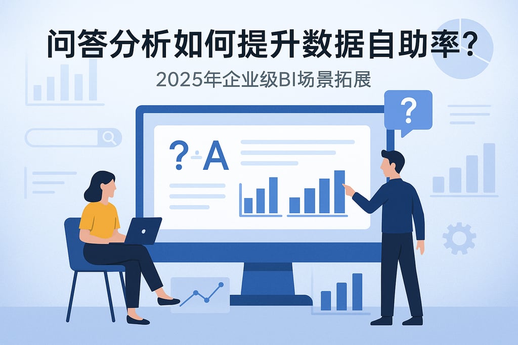 问答分析如何提升数据自助率？2025年企业级BI场景扩展