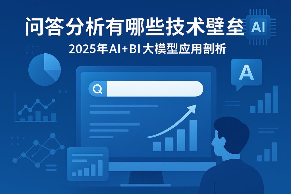 问答分析有哪些技术壁垒？2025年AI+BI大模型应用剖析